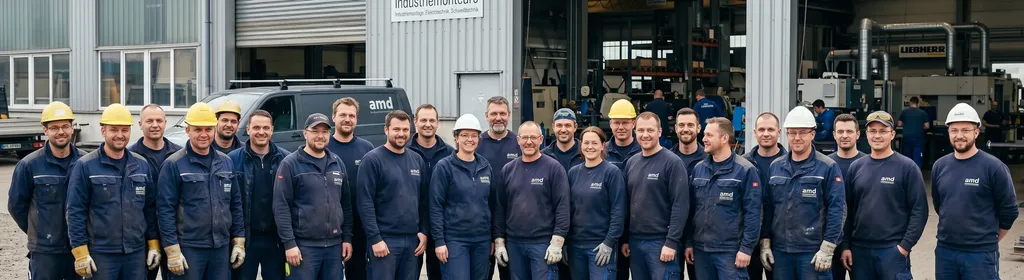 Fachkräfte in der Industriemontage