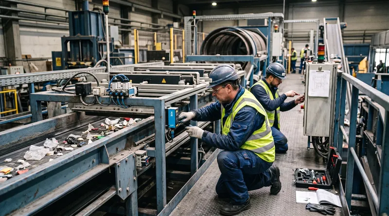 Recyclinganlagen und Sortiertechnik