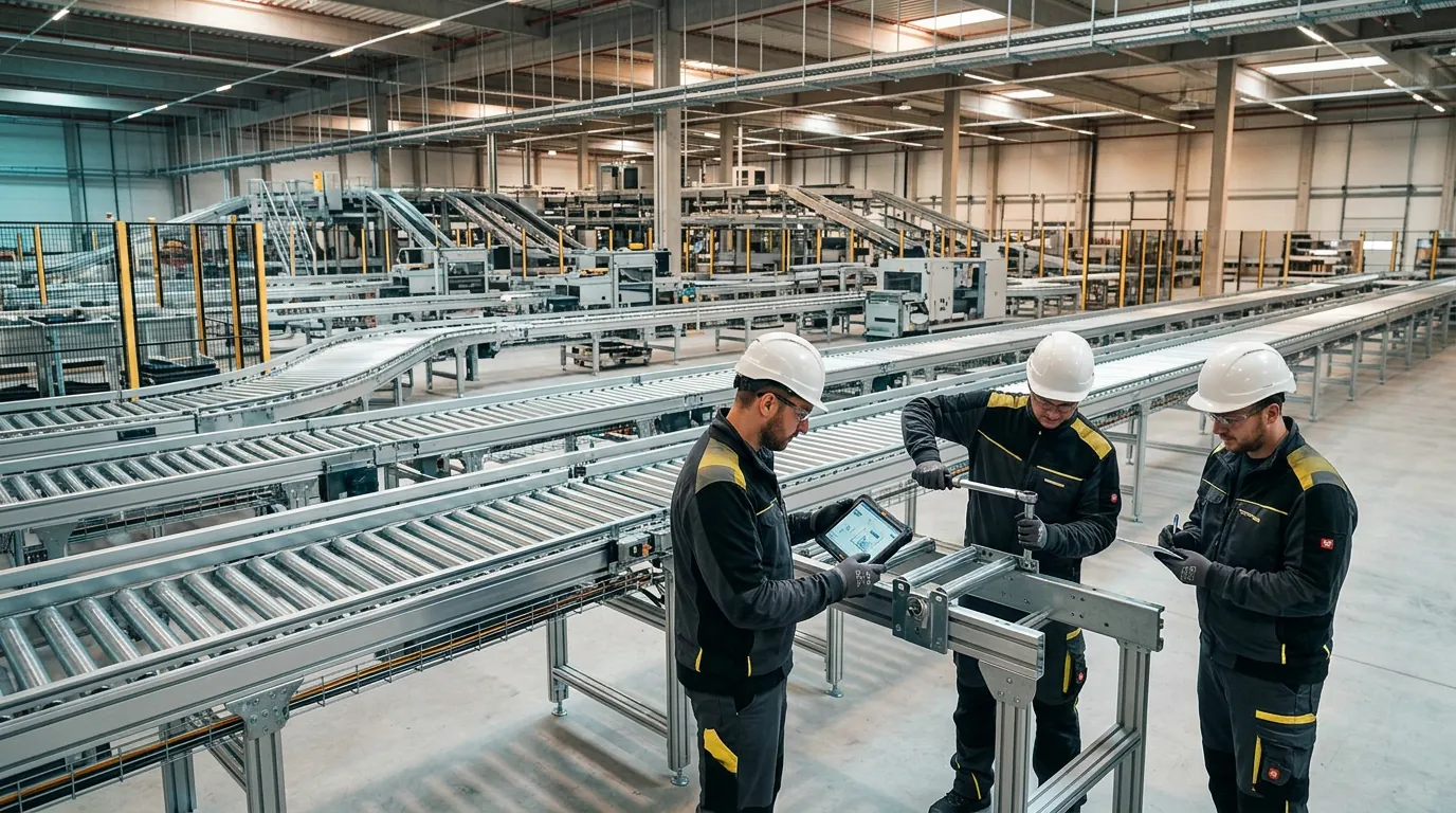 Großprojekt im Anlagenbau mit koordinierter Fördertechnik-Montage